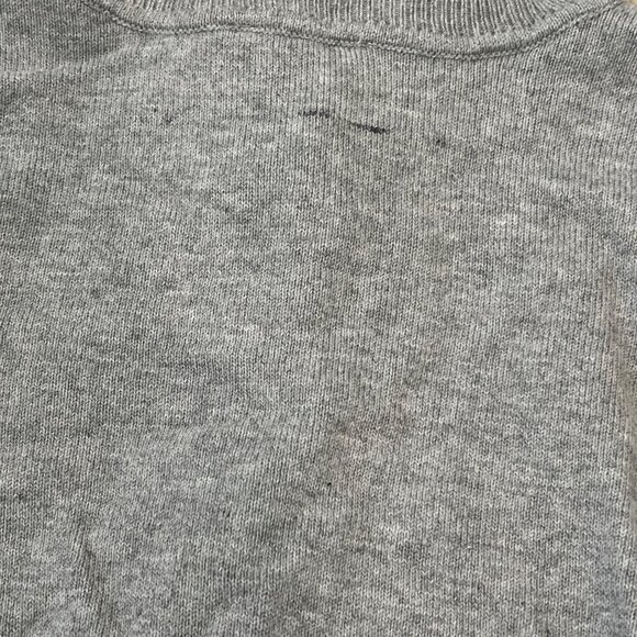 Jacadi Paris Girls 6 Gray Ruffle Button Cardigan Cotton/Cashmere Blend - Picture 5 of 5